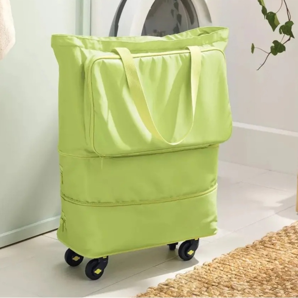 Collapsible Rolling tote bag